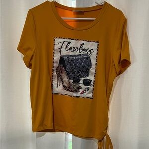 Flawless Mustard Graphic Tee